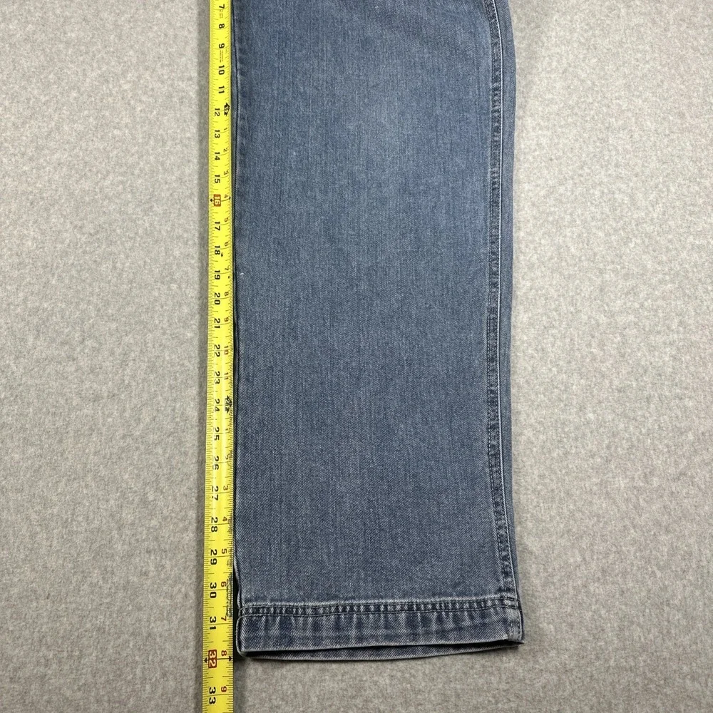Vintage Old Navy Painters Jeans Men's 33x32 Blue Grunge Baggy Skater Workwear